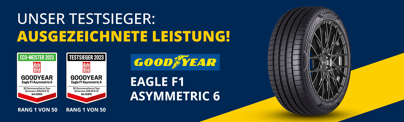 Testsieger - Goodyear Eagle F1 Asymmetric 6